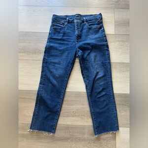 Ann Taylor High Rise Straight Jeans Classic Denim Style